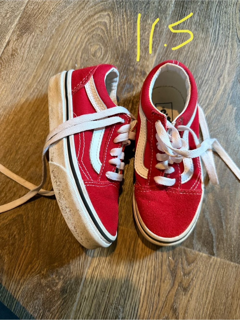 Red Kids Vans